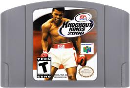 Cartridge artwork for Knockout Kings 2000 on the Nintendo N64.