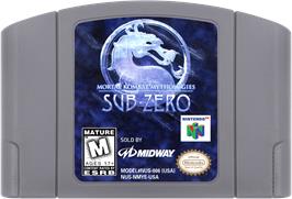 Cartridge artwork for Mortal Kombat Mythologies: Sub-Zero on the Nintendo N64.