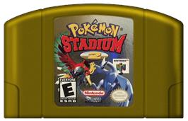 Cartridge artwork for Pokemon Stadium 2 on the Nintendo N64.