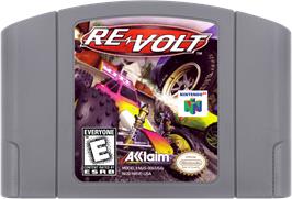 Cartridge artwork for Re-Volt on the Nintendo N64.