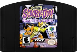 Cartridge artwork for Scooby Doo! Classic Creep Capers on the Nintendo N64.