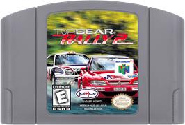 Cartridge artwork for Top Gear Rally 2 on the Nintendo N64.
