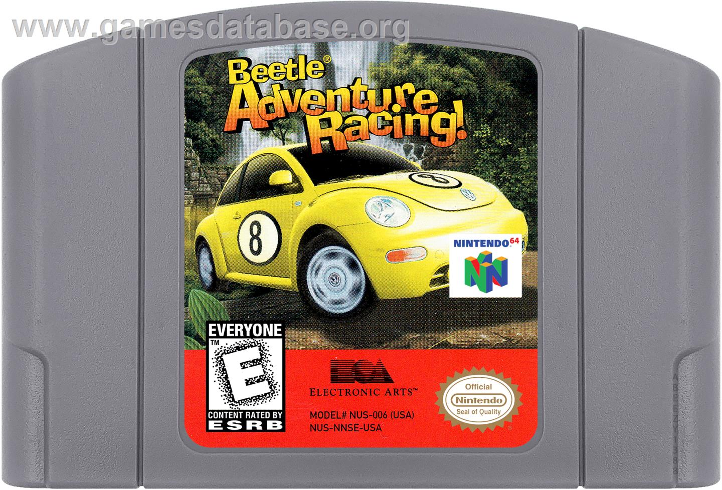 Beetle Adventure Racing - Nintendo N64 - Artwork - Cartridge
