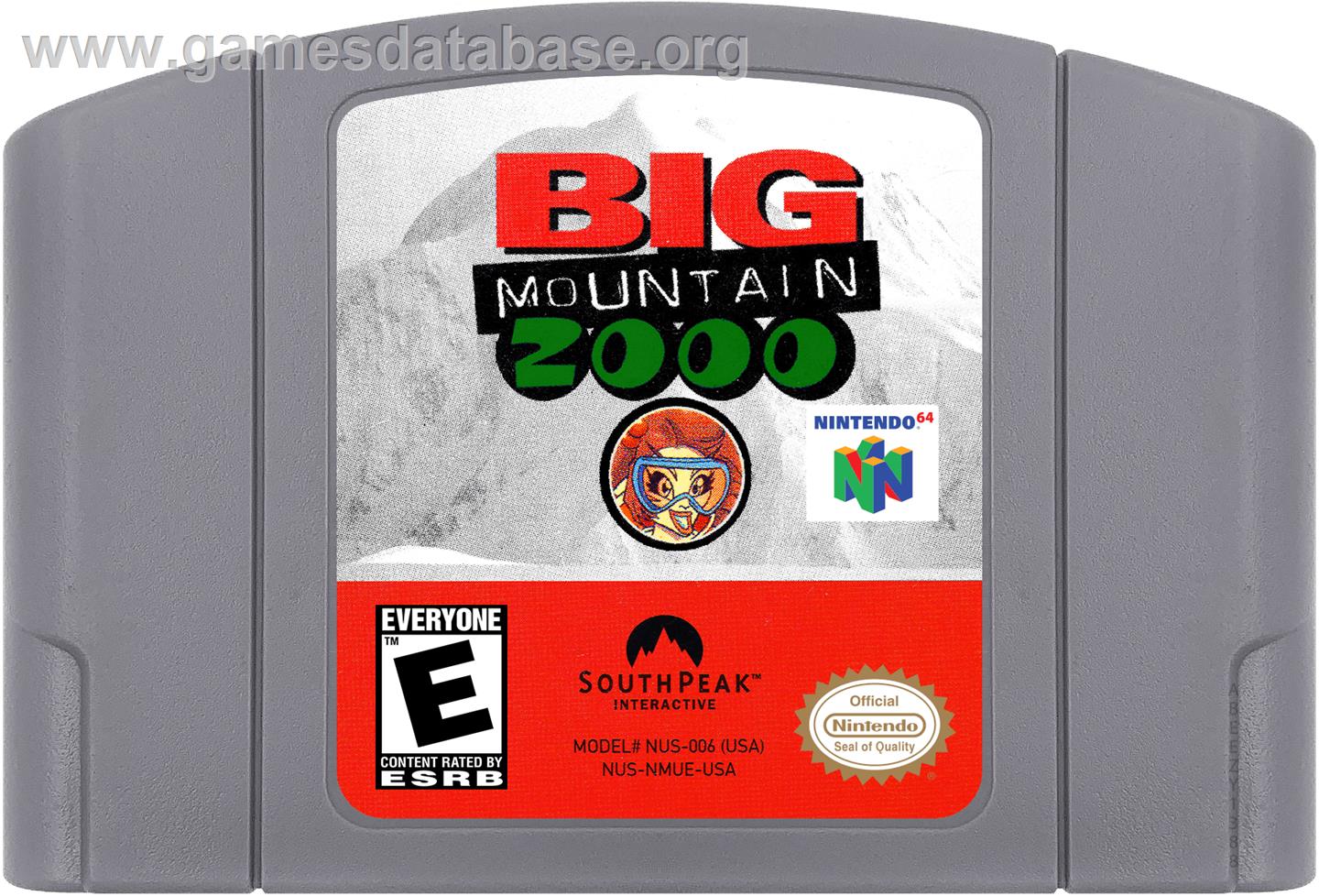 Big Mountain 2000 - Nintendo N64 - Artwork - Cartridge