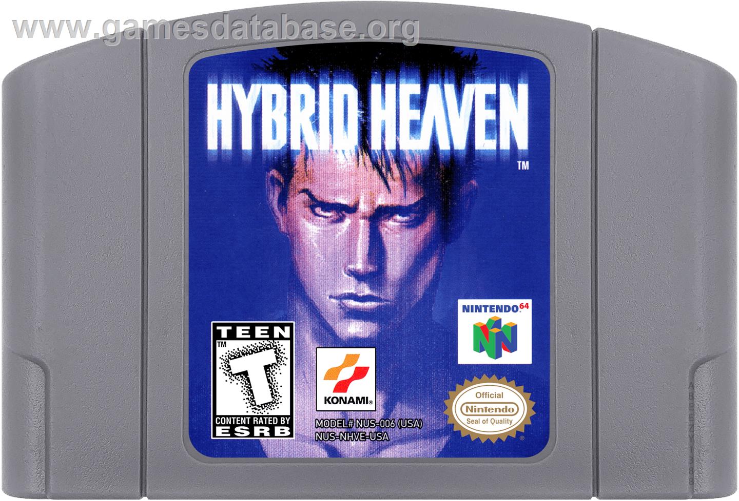 Hybrid Heaven - Nintendo N64 - Artwork - Cartridge