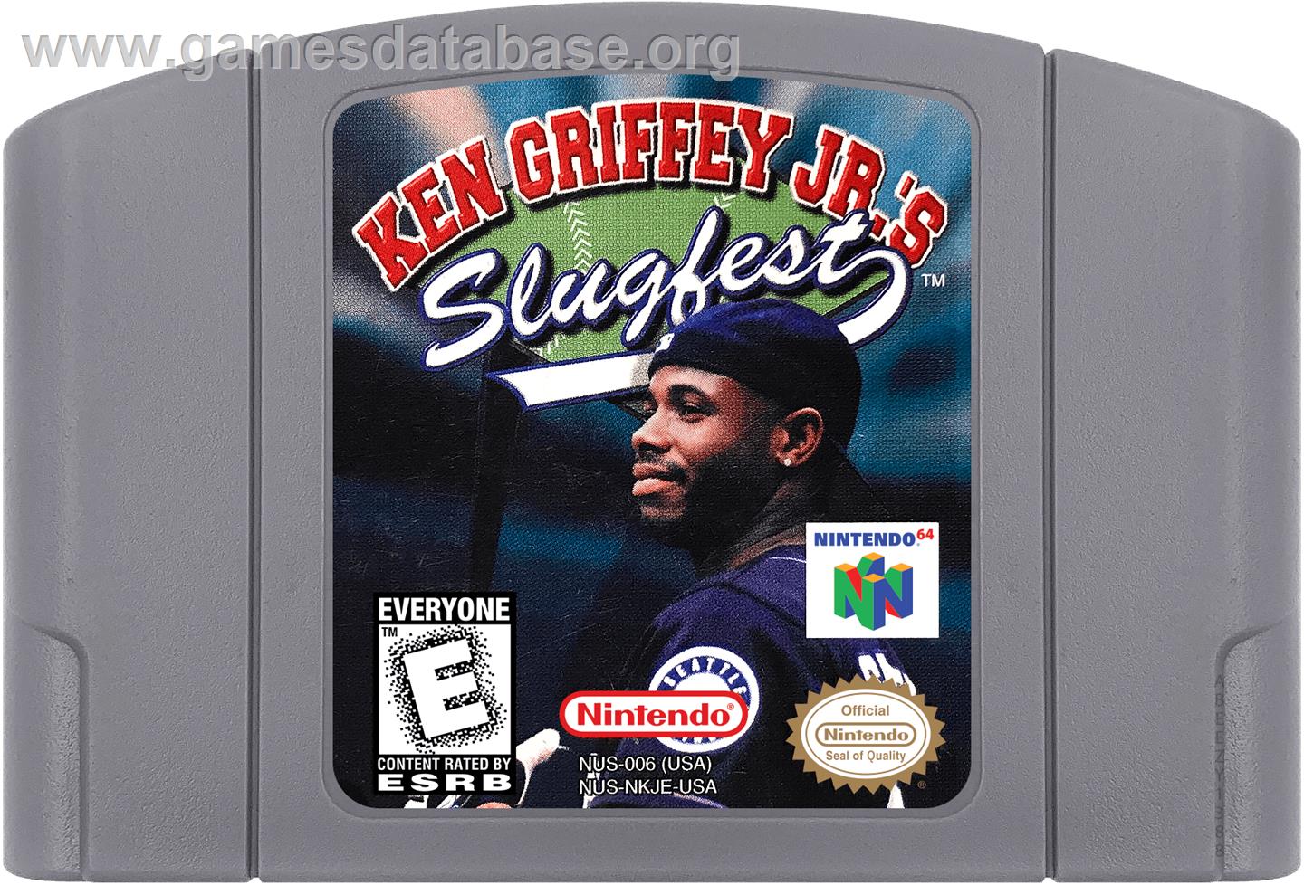 Ken Griffey Jr.'s Slugfest - Nintendo N64 - Artwork - Cartridge