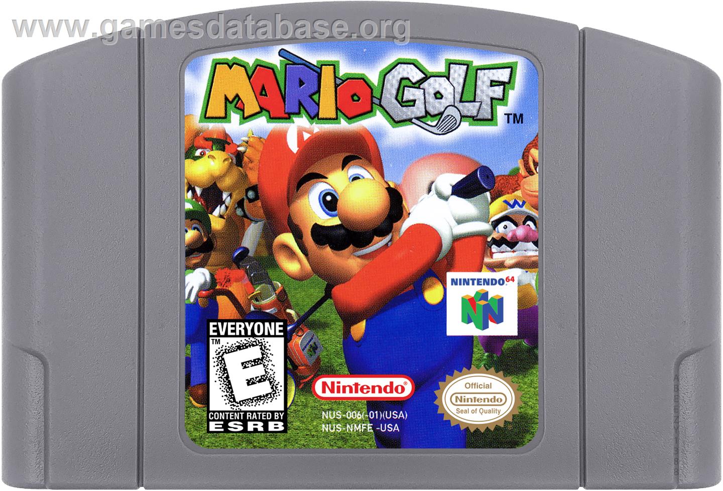 Mario Golf - Nintendo N64 - Artwork - Cartridge