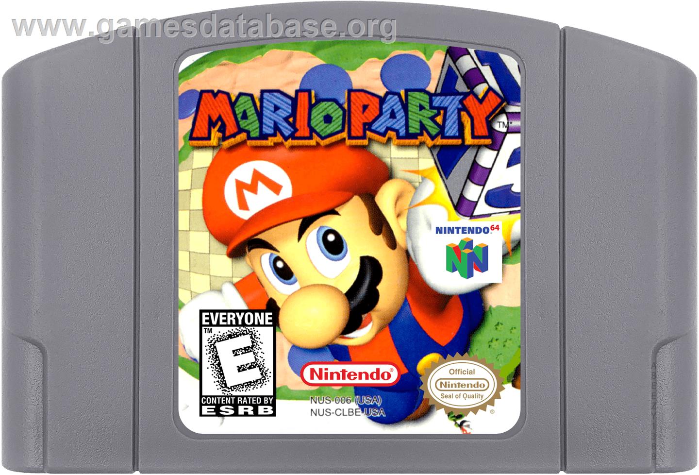 Mario Party - Nintendo N64 - Artwork - Cartridge