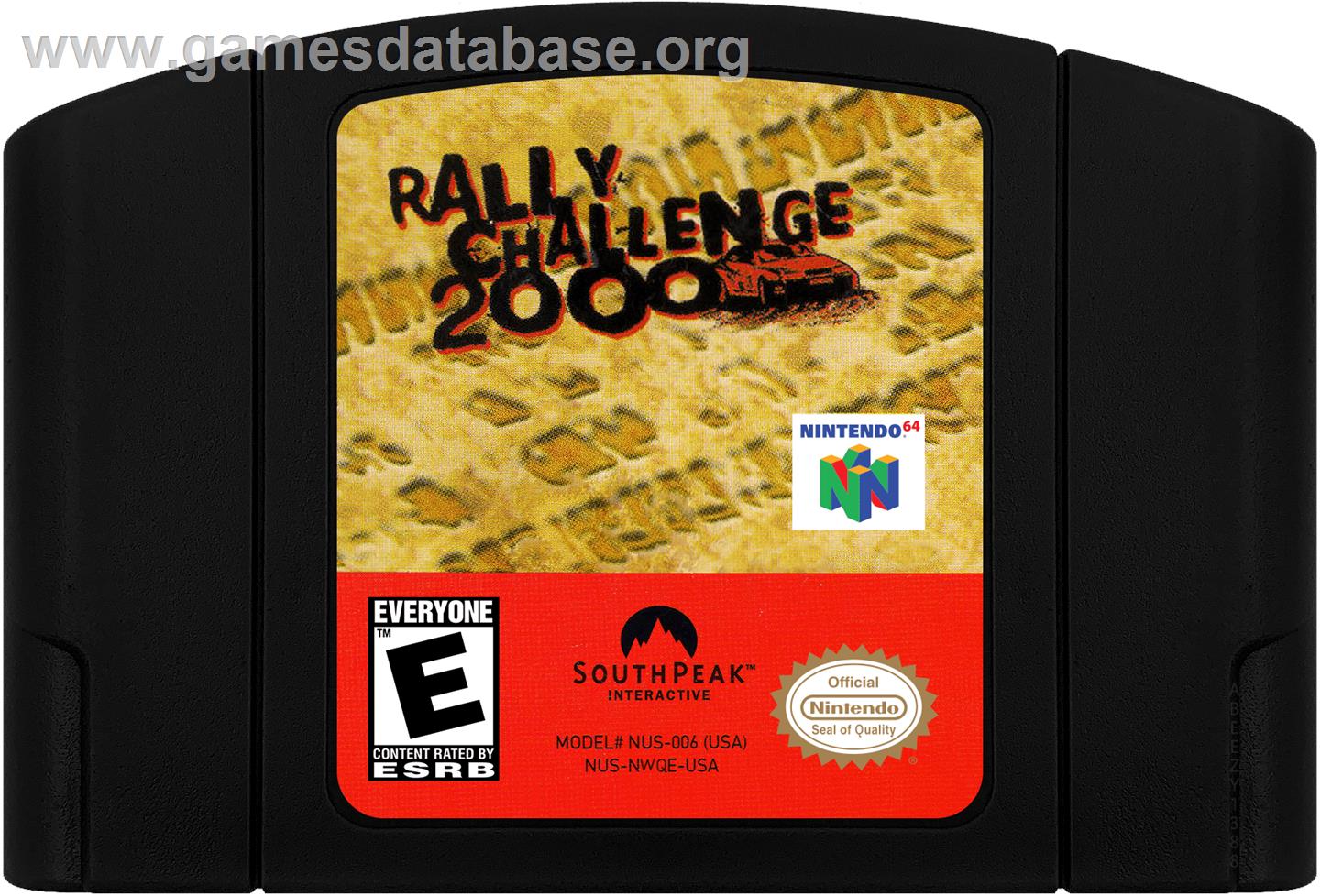 Rally Challenge 2000 - Nintendo N64 - Artwork - Cartridge