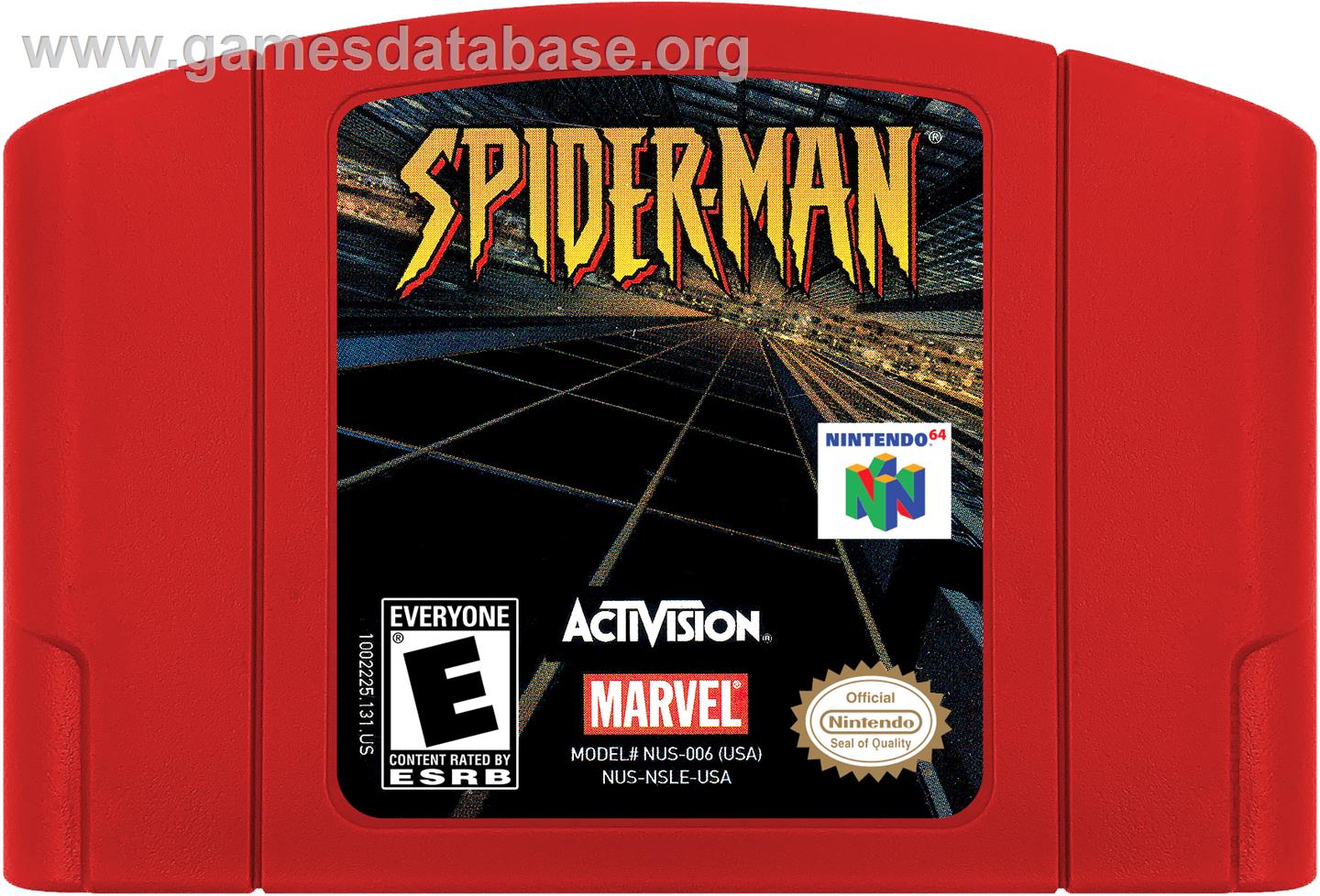 Spider-Man - Nintendo N64 - Artwork - Cartridge