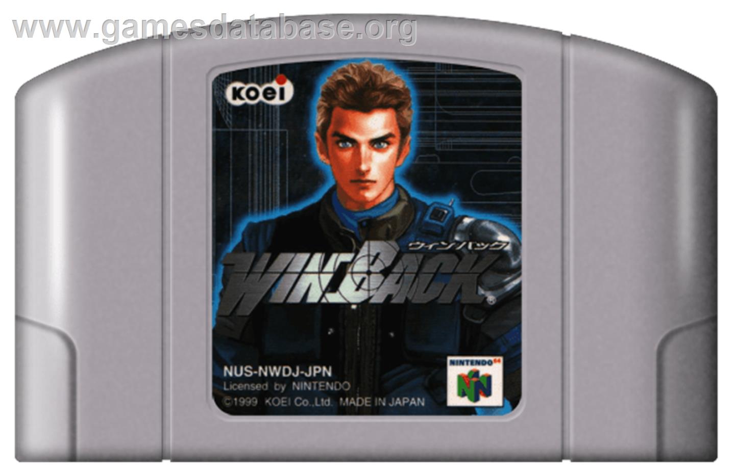 WinBack: Covert Operations - Nintendo N64 - Artwork - Cartridge