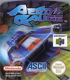 Top of cartridge artwork for AeroGauge on the Nintendo N64.