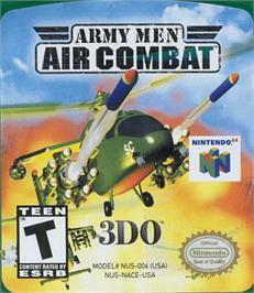 Top of cartridge artwork for Army Men: Air Combat on the Nintendo N64.