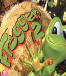 Top of cartridge artwork for Frogger 2: Swampy's Revenge on the Nintendo N64.