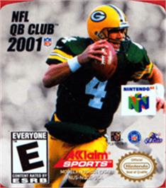 Top of cartridge artwork for NFL Quarterback Club 2001 on the Nintendo N64.