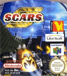 Top of cartridge artwork for S.C.A.R.S. on the Nintendo N64.