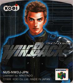 Top of cartridge artwork for WinBack: Covert Operations on the Nintendo N64.