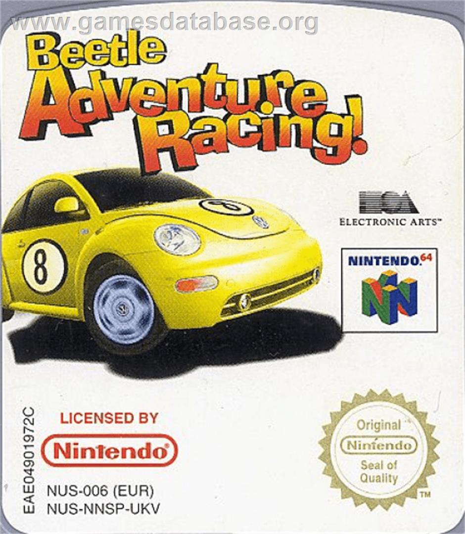 Beetle Adventure Racing - Nintendo N64 - Artwork - Cartridge Top