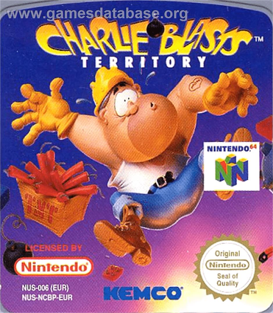 Charlie Blast's Territory - Nintendo N64 - Artwork - Cartridge Top