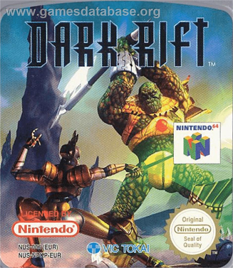Dark Rift - Nintendo N64 - Artwork - Cartridge Top