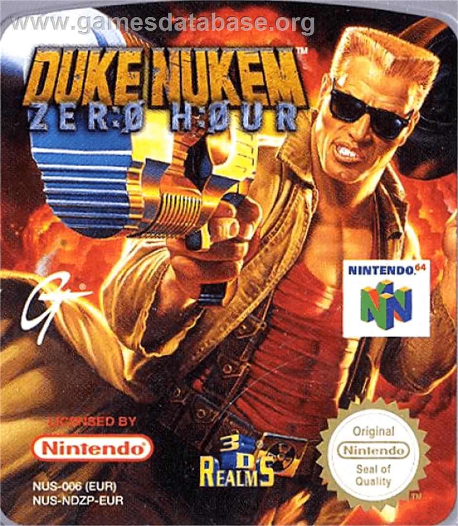 Duke Nukem: Zero Hour - Nintendo N64 - Artwork - Cartridge Top