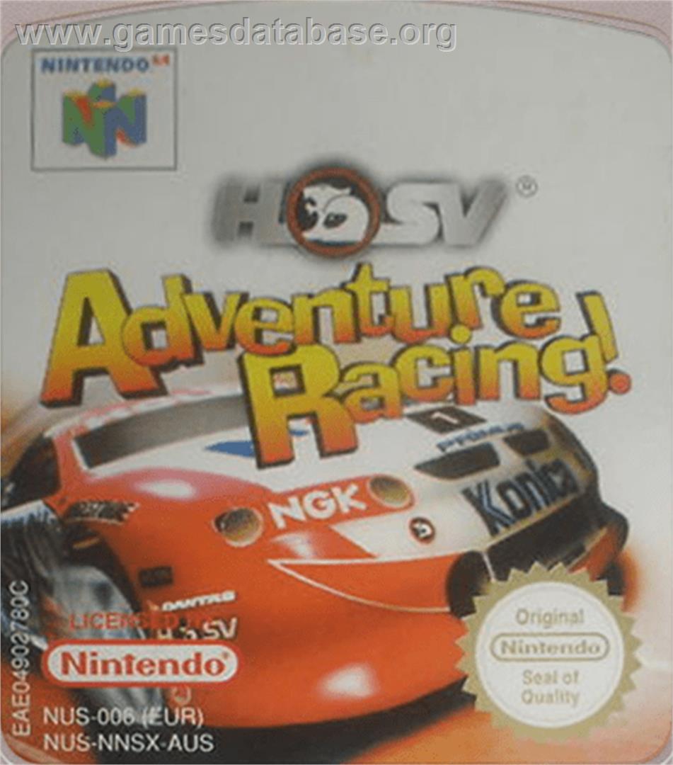 HSV Adventure Racing - Nintendo N64 - Artwork - Cartridge Top