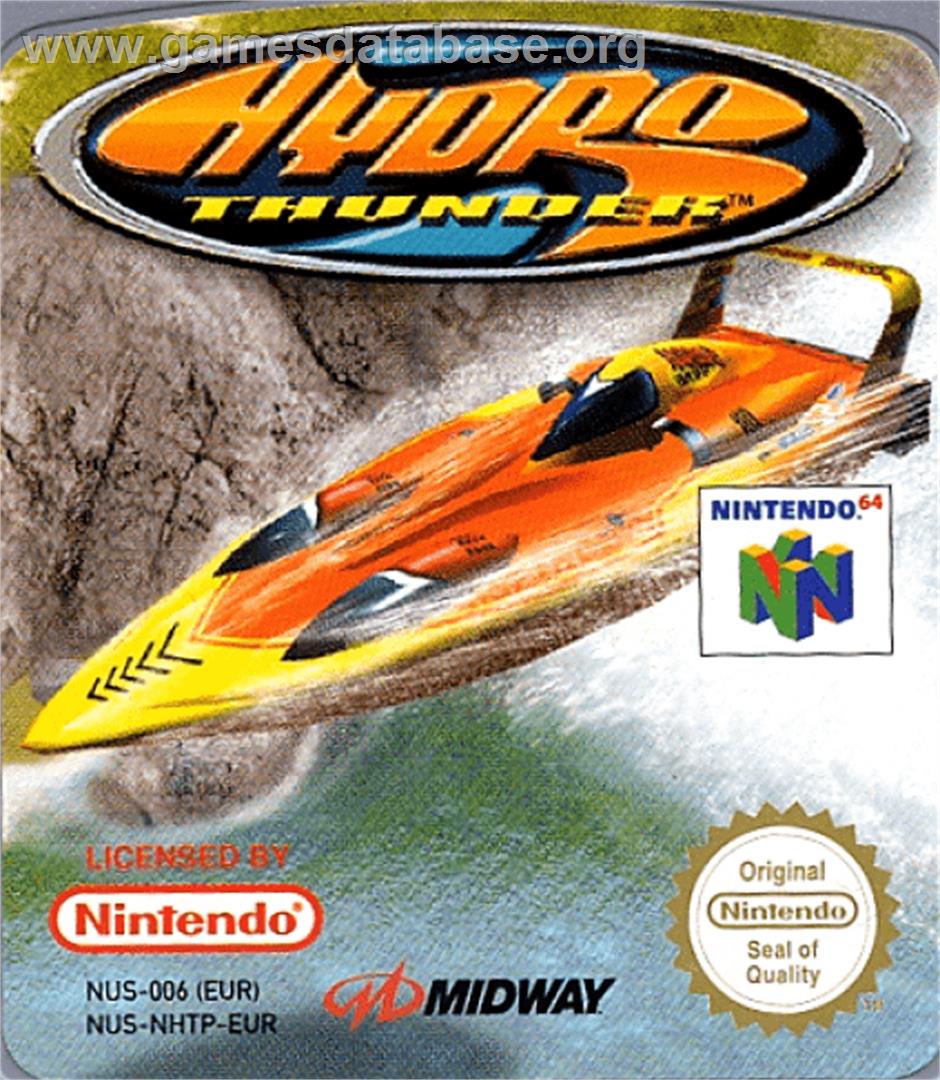 Hydro Thunder - Nintendo N64 - Artwork - Cartridge Top
