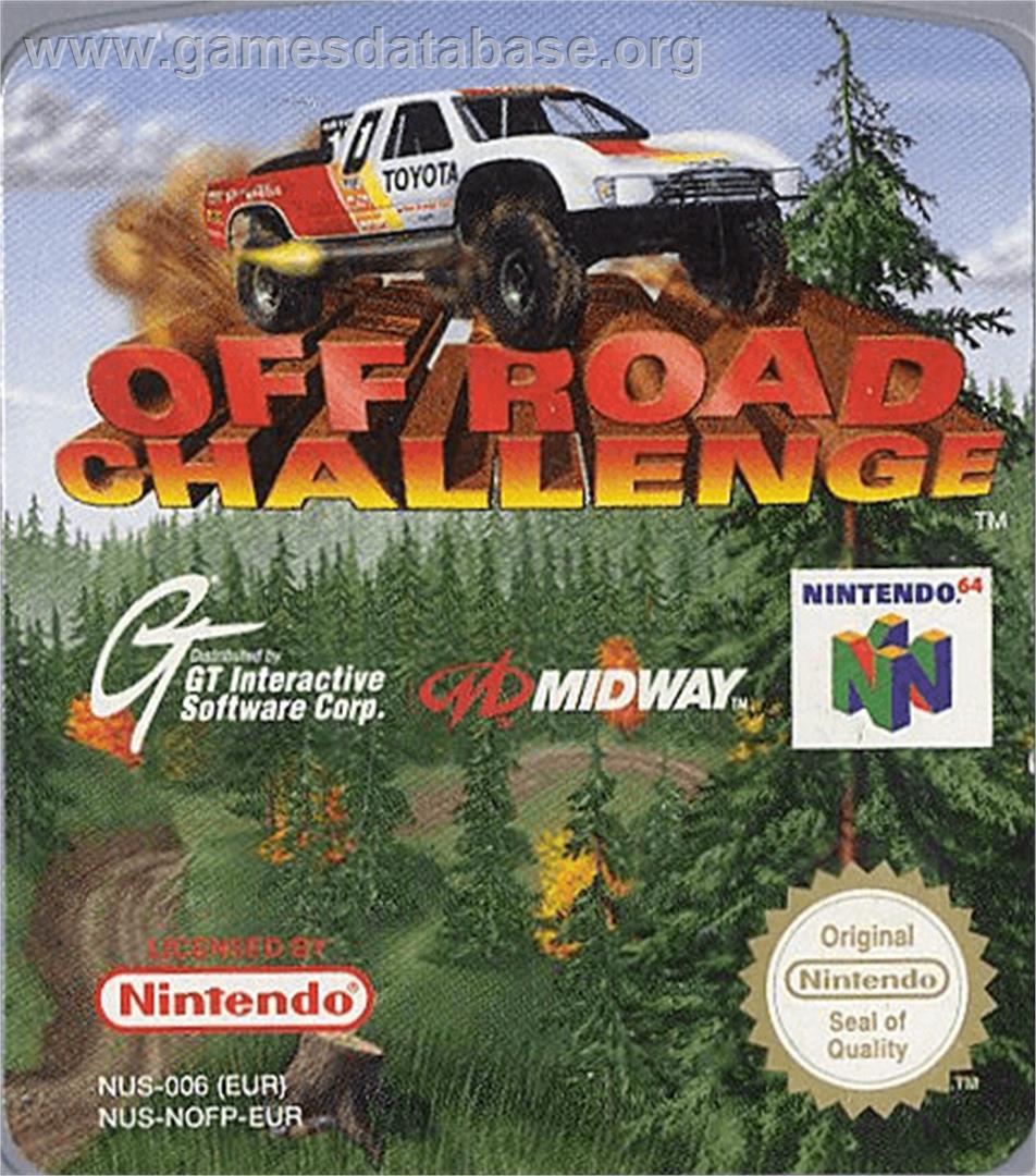 Off Road Challenge - Nintendo N64 - Artwork - Cartridge Top