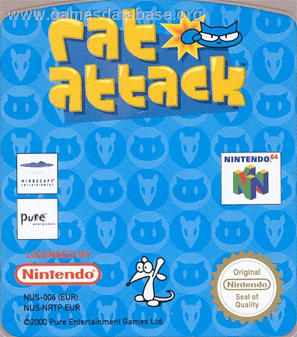 Rat Attack - Nintendo N64 - Artwork - Cartridge Top