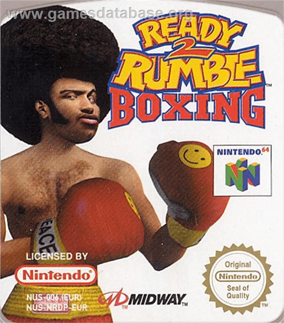 Ready 2 Rumble Boxing - Nintendo N64 - Artwork - Cartridge Top