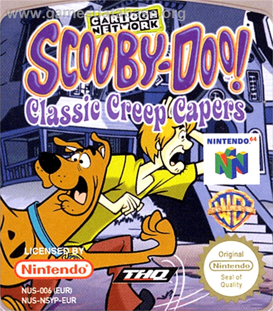 Scooby Doo! Classic Creep Capers - Nintendo N64 - Artwork - Cartridge Top