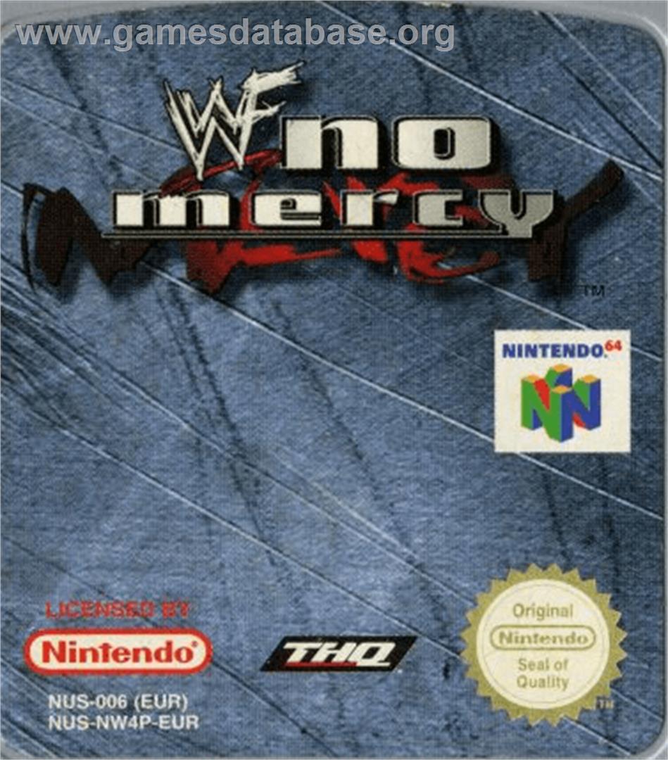 WWF No Mercy - Nintendo N64 - Artwork - Cartridge Top
