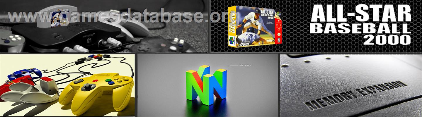 All-Star Baseball 2000 - Nintendo N64 - Artwork - Marquee