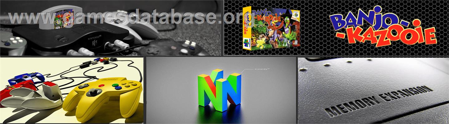 Banjo-Kazooie - Nintendo N64 - Artwork - Marquee