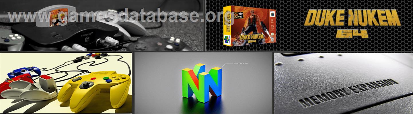 Duke Nukem 64 - Nintendo N64 - Artwork - Marquee