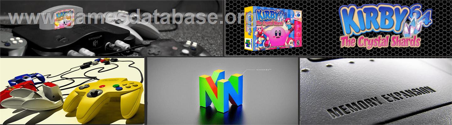 Kirby 64: The Crystal Shards - Nintendo N64 - Artwork - Marquee