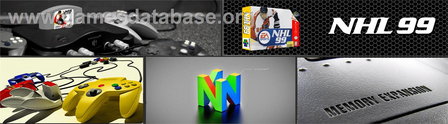 NHL 99 - Nintendo N64 - Artwork - Marquee