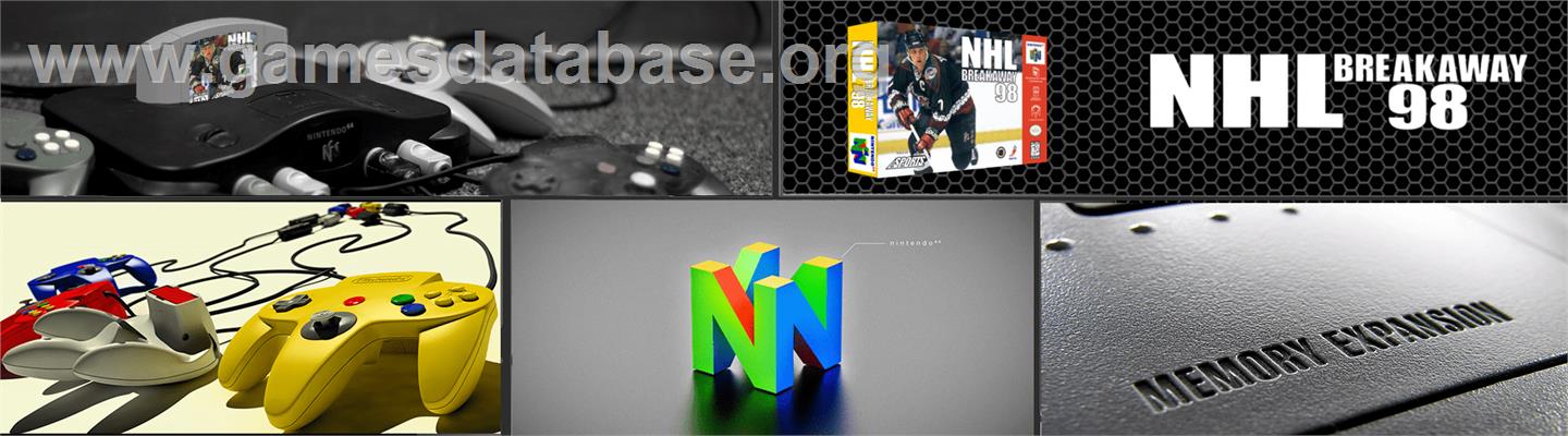 NHL Breakaway 98 - Nintendo N64 - Artwork - Marquee