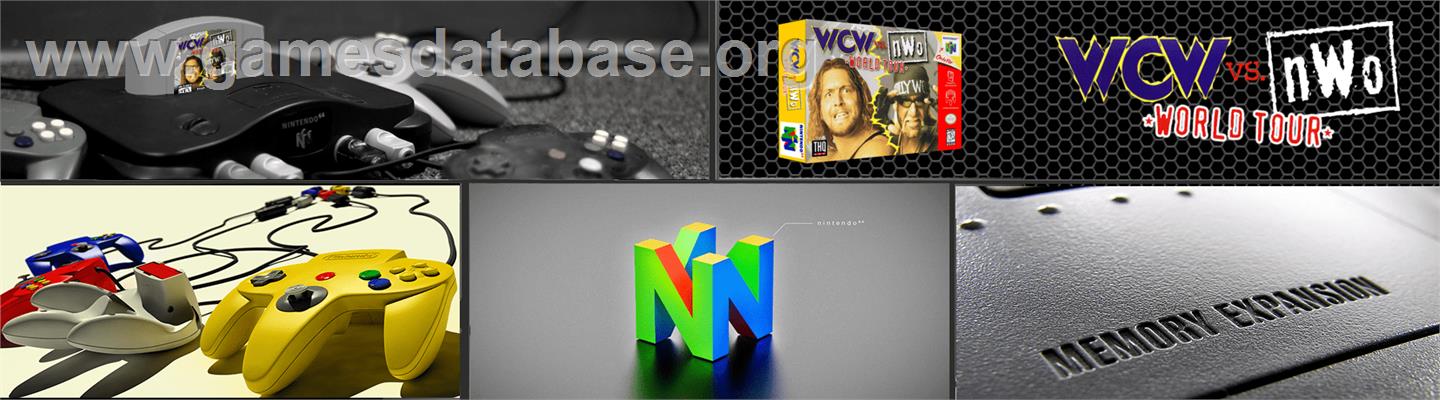 WCW vs. NWO: World Tour - Nintendo N64 - Artwork - Marquee