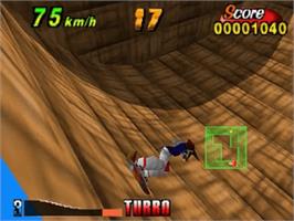 In game image of Air Boarder 64 on the Nintendo N64.