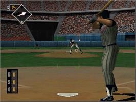 In game image of All-Star Baseball '99 on the Nintendo N64.