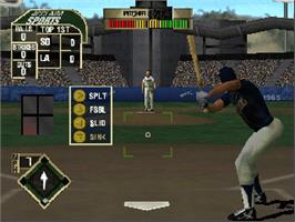 In game image of All-Star Baseball 2000 on the Nintendo N64.