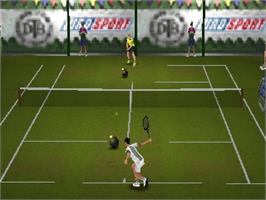 In game image of All Star Tennis '99 on the Nintendo N64.