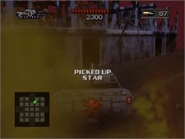 In game image of BattleTanx: Global Assault on the Nintendo N64.