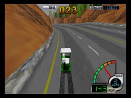 In game image of California Speed on the Nintendo N64.