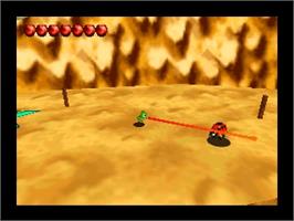 In game image of Chameleon Twist 2 on the Nintendo N64.