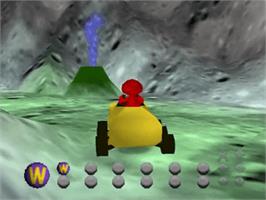 In game image of Elmo's Letter Adventure on the Nintendo N64.