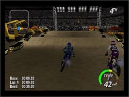 In game image of Excite Bike 64 on the Nintendo N64.