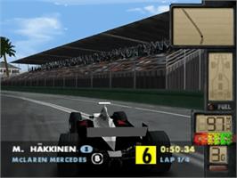 In game image of F-1 World Grand Prix 2 on the Nintendo N64.