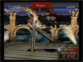 In game image of Fighters Destiny on the Nintendo N64.